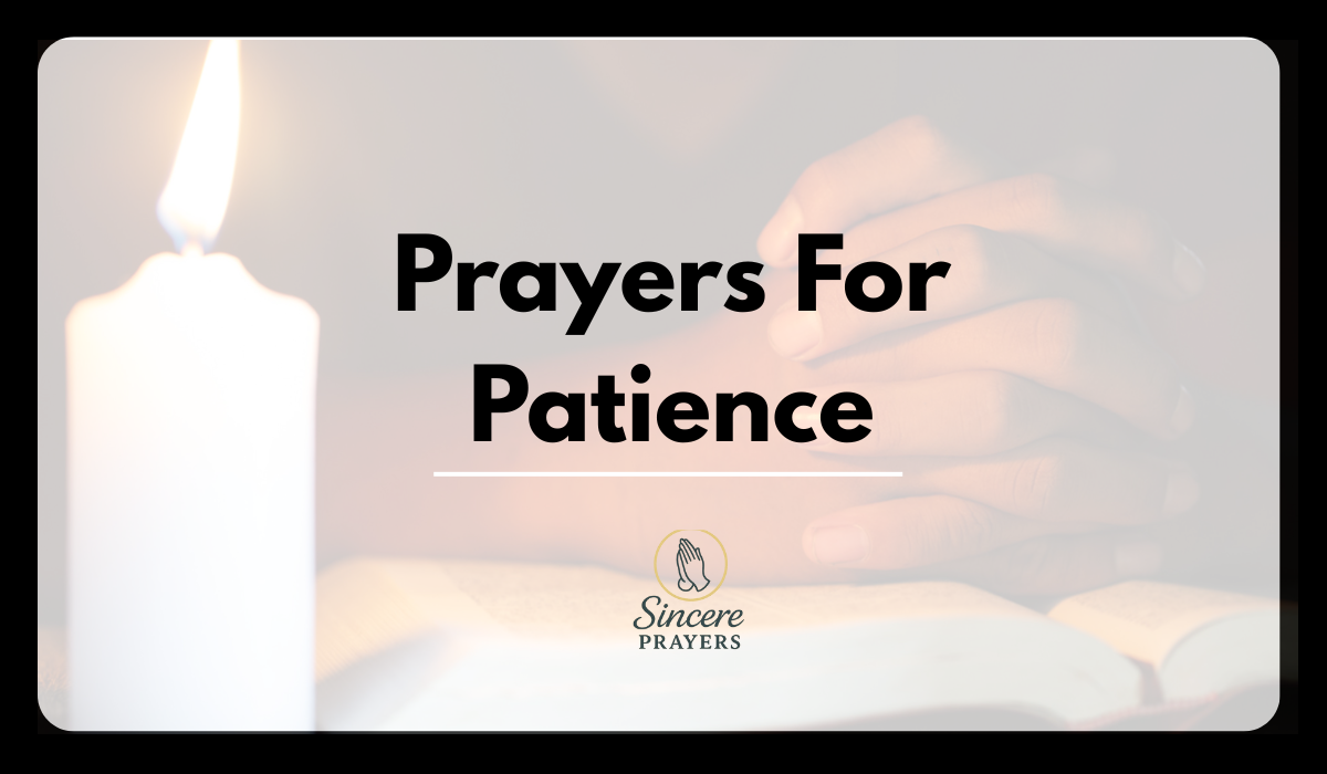 Prayers for Patience
