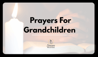 Prayers For Grandchildren