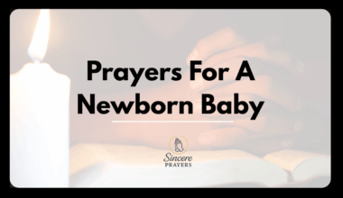 Prayers For A Newborn Baby