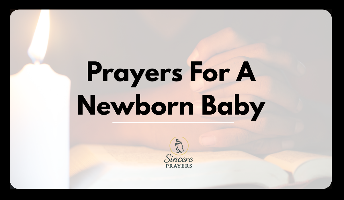 Prayers For A New Born Baby