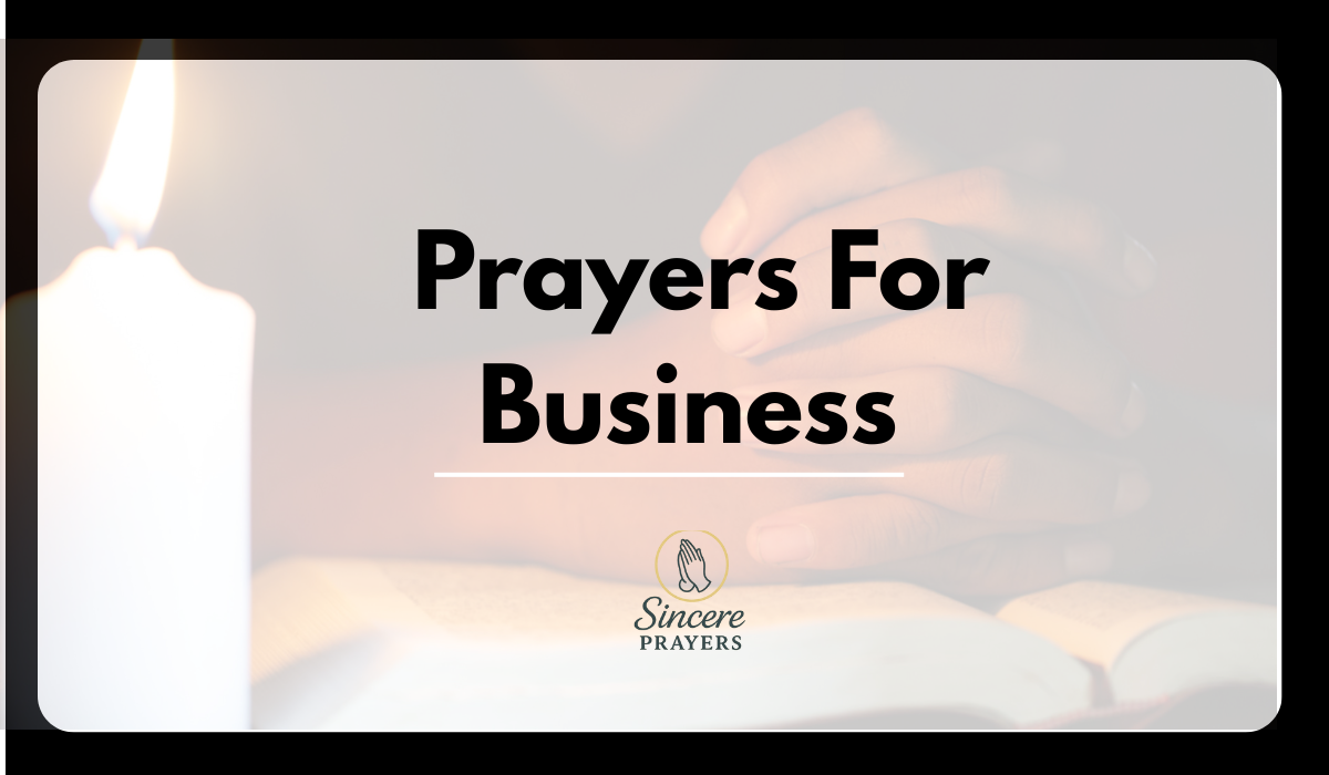 Prayers For Business