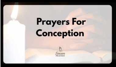 Prayers For Conception