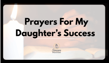 Prayers For My Daughter's Success