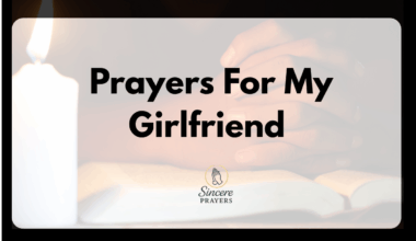 Prayers For My Girlfriend