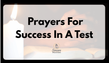Prayers For Success In A Test
