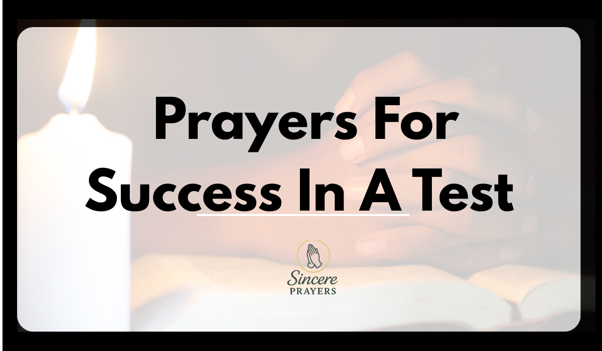 Prayers For Success In A Test