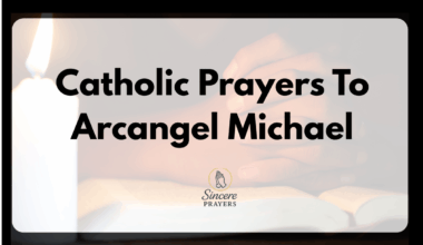 Catholic Prayers To Arc Angel Michael
