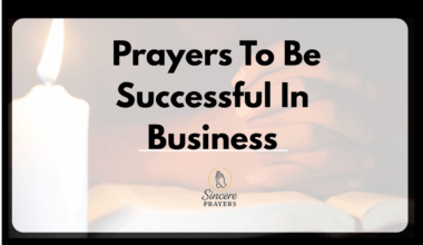 Prayers To Be Successful In Business