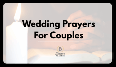 Wedding Prayers For Couples