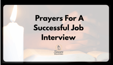 Prayers For A Successful Job Interview