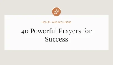 40 Powerful Prayers for Success