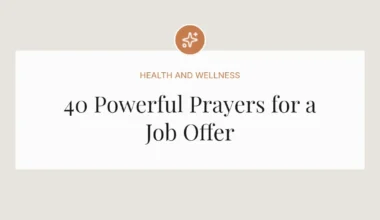 40 Powerful Prayers for a Job Offer